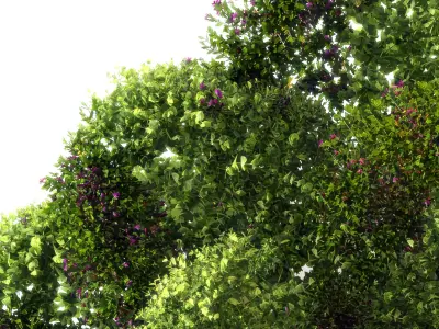 outdoor Modern greenery 3D model