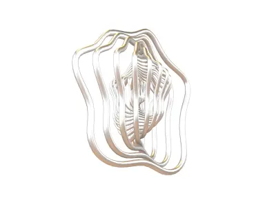 Abstract Sphere v9 002 Low-poly 3D model