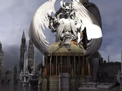 Afterlife Grand Dome council kit bash 3 3D model