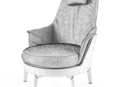 Guscioalto light armchair  3D model