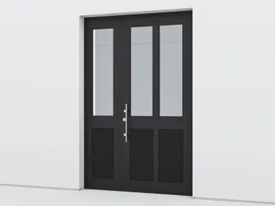 Aluminium door 132 3D model