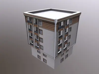 Architectural Building-11 Low-poly 3D model purchase