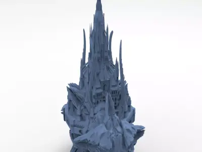 Dreamlands Asteroid Tower  3D model