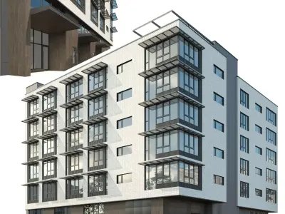 Residential Apartments 03 3D model