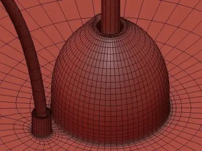 Close to Ceiling Light 3D model
