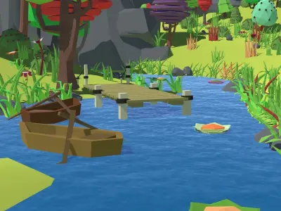 Ultimate Forest Pack Low-poly 3D model