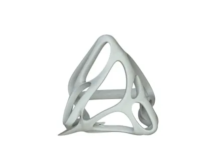 SciFi Cube Object No 61618 Low Poly Shape Low-poly 3D model