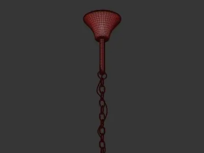 Zamok chandelier 3D model