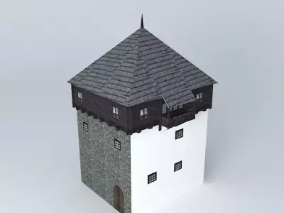 Museum castle 3D model