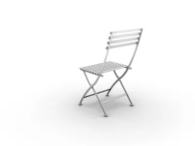 Chair folding 3D model