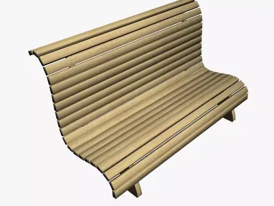 OUTDOOR FURNITURE 21 Low-poly 3D model