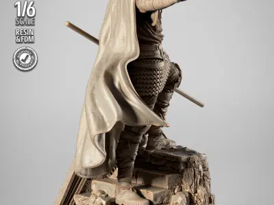 STAR WARS Exar Kun Sculpture 3D print model