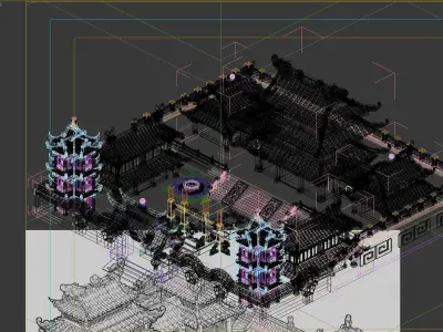 Ancient Architecture 3D model 14