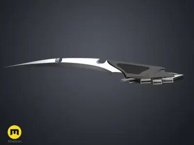 Fugitive Predator Gauntlet Blade 3D print model