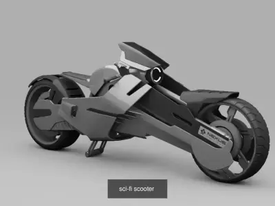 CONCEPT BIKE COLLECTION 02 3D Model Pack