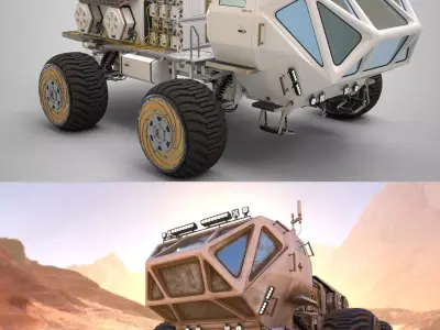 Marsohod Rover 3D model
