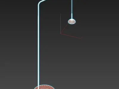 CUPOLINA two floor lamps with shade 3D model