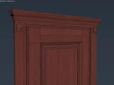 Classic Door Free low-poly 3D model