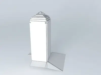 Plaza BRI II 3D model