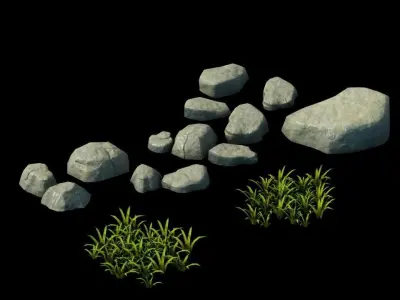 Forgetful Forest - Stone 91 3D model