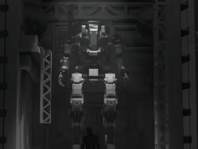 Mecha EXODIA Low-poly 3D model