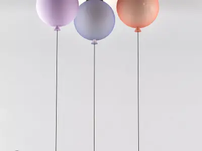 Taklampa Ballong 3D model