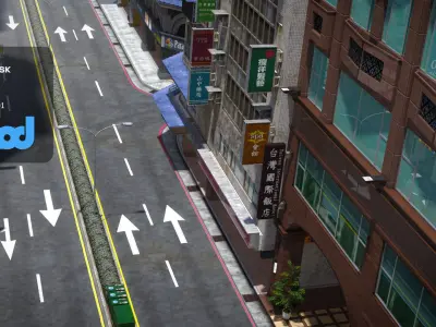 Tw Linsen North Road 02 3D model