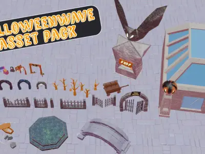 halloween  pack 3D model