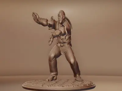 DAN - STREET FIGHTER 3D print model