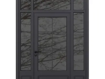 Entrance door set91 3D model