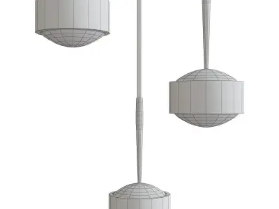 Top Light PUK DROP low poly 3d model Low-poly 3D model