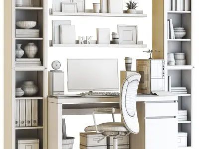 Office workplace 58 3D model