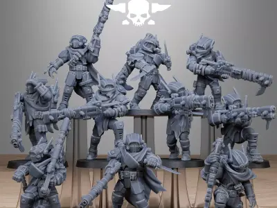 Tarion Hunters 3D print model