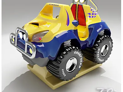 KIDDY RIDE STRIKER 3D model