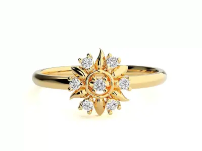 Women ring 3D print model 63