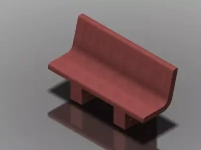 Bench Free 3D model