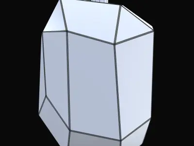 Crystal lux lamp 3D model