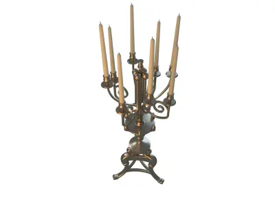 Vintage Candlestick  3D model