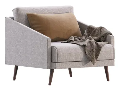 Armchair SEVILLE by Cazarina 3D model