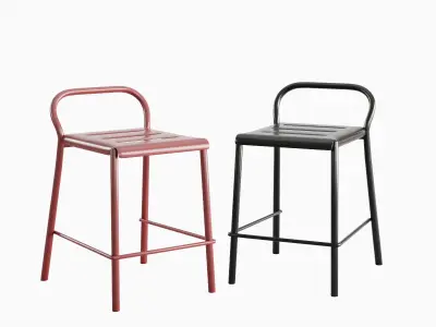 Modern Stool B 03 3D model
