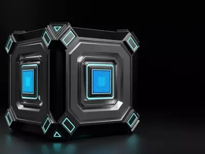 Sci-Fi Hard Surface  Low-poly 3D model