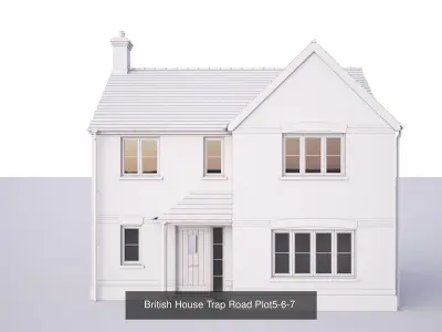 British House Trap Road collection 3D Model Pack