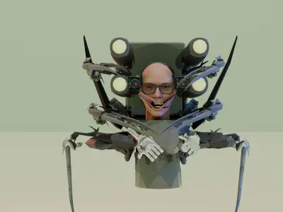 scientifico skibidi toilet 3D model