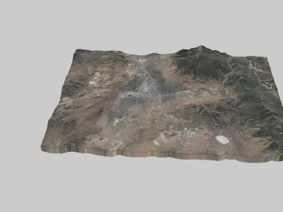 Reno City Low-poly 3D model