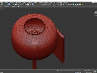 Jamie Young Scando Mod Wall Sconce Low-poly 3D model