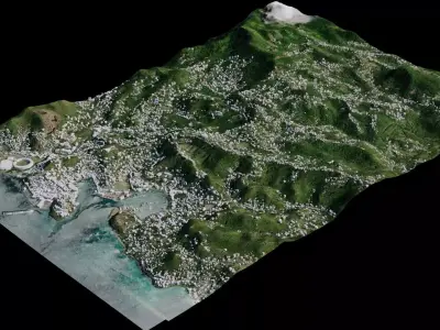 St George - Grenada 3D model