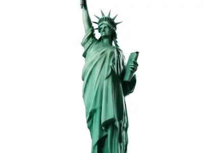 Statue Of The Liberty Low-poly 3D model