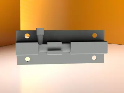 Barrel Bolt 3D model