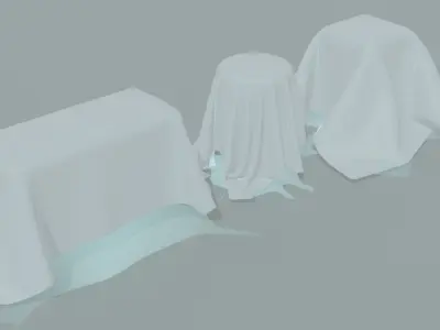 Dynamic Fabric Simulation Pack Versatile Textile Realism 3D model