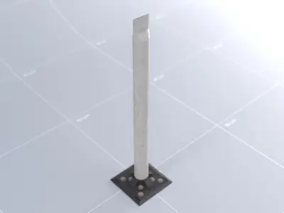 Toronto Safety Flexible Pole 02 3D model